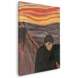 Tablou pictura Disperare de Edvard Munch 2124 Tablou canvas pe panza CU RAMA 70x100 cm