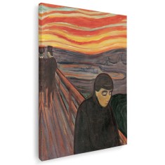 Tablou pictura Disperare de Edvard Munch 2124 Tablou canvas pe panza CU RAMA 20x30 cm