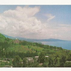 CP3-Carte Postala- RUSIA- Black Sea, New Athos panorama ,circulata 1983