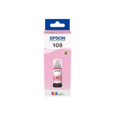 Cartus Cerneala Original Epson Light Magenta, nr.108, pentru EcoTank L18050 L8050, 7.2k, incl.TV 1.2incl.TV C13T09C64A (RAPO)
