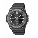 Casio MW-620H-3AVDF Ceas Bărbătesc Quartz Analog cu Curea Neagră din Rășină
