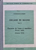 Cumpara ieftin Organe de masini: Elemente de fixare si asamblare, arcuri, inele Vol. 2 - 1984 - Institutul Roman De Standardizare (AH194)