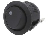 Comutator Rocker SPST ON-OFF 20A 14VDC cu LED Negru