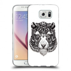 Husa Samsung Galaxy S7 Edge G935 Silicon Gel Tpu Model Tiger Abstract foto