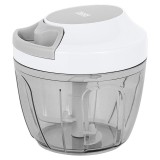 Tocator chopper manual cutit cu 3 lame vas 600ml pentru legume Teesa TSA0198