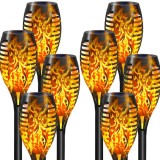 Cumpara ieftin Комплект соларни лампи, Тип факла, С пламъчен ефект, 49 см, 8бр., IPF