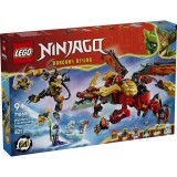 LEGO NINJAGO ROBOTUL DRAGON TRANSFORMATOR AL LUI WYLDFYRE 71868