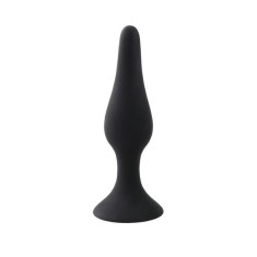 Dop Anal Vivian Large, Silicon, Negru, 12.5 cm, Guilty Toys, Sexxify
