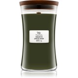 Woodwick Frasier Fir lum&acirc;nare parfumată cu fitil din lemn 609.5 g