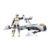 Star Wars: The Mandalorian Vintage Collection Vehicle with Figures Speeder Bike with Scout Trooper &amp; Grogu