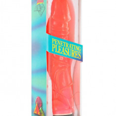 Jelly - Vibrator realistic, roz, 20 cm