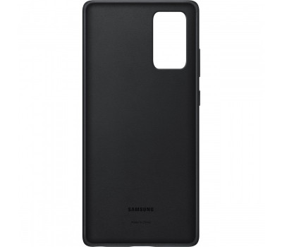 Husa Samsung EF-VN980LBEGEU piele naturala neagra pentru Samsung Galaxy Note 20, Note 20 5G foto