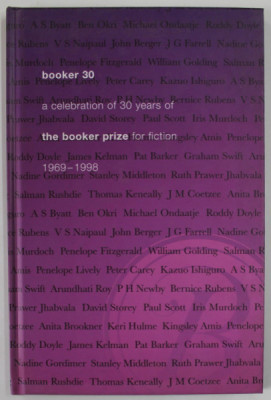 BOOKER 30 , A CELEBRATION OF 30 YEARS OF THE BOOKER PRIZE FOR FICTION 1969-1998 foto