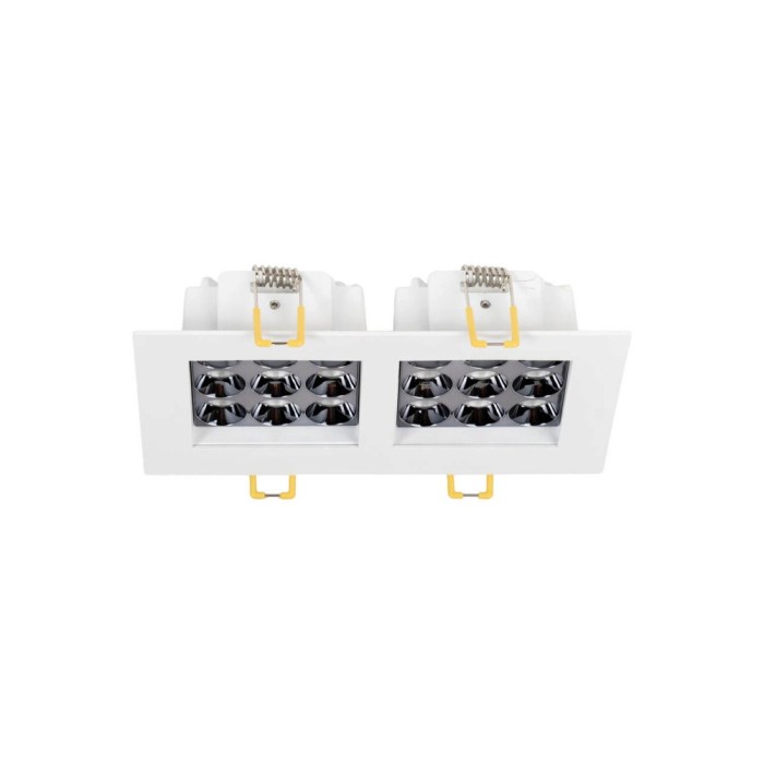 Spot LED patrat Roma SQ DB 9 24W 4000K, alb, Metsan