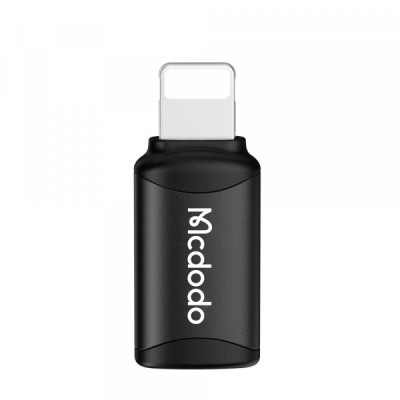 Adaptor Date si Incarcare USB-C - Lightning McDodo OT-7680, Negru foto