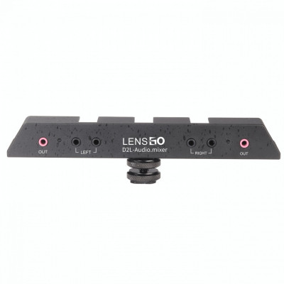 Mixer audio microfon LENSGO D2L pentru smartphone / dslr foto