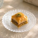 Farfurie Rotundă Vintage din Sticlă pentru Deserturi 11,8cm, CMCLASS