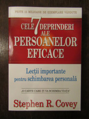 CELE 7 DEPRINDERI ALE PERSOANELOR EFICACE - STEPHEN R. COVEY foto