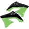 Laterale radiator Kawasaki KXF450/09,verde/negru Cod Produs: MX_NEW KA03799999