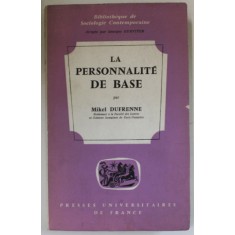 LA PERSONNALITE DE BASE par MIKEL DUFRENNE , 1966