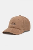 The North Face sapca Denali culoarea maro, neted, NF0A88865K21