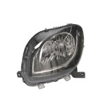 Far Smart Fortwo (W453), 11.2014- Model Basis Line, partea Stanga, electric, cu lumini de zi pe LED, tip bec H4, fara motoras, Valeo