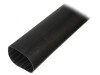 Manșon termocontractabil cu adeziv 3,5:1 75mm negru 1m