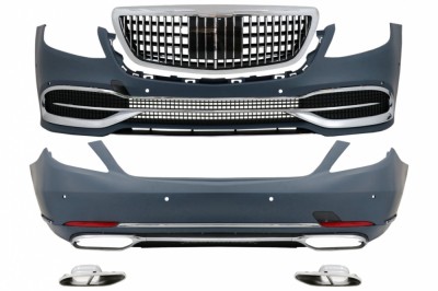 Pachet Exterior Mercedes S-Class W222 Facelift (2013-Up) S63 M-Design Performance AutoTuning foto