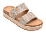 Cumpara ieftin Papuci CALL IT SPRING albastri, JANNY 450, din material textil