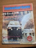 revista autoturism martie 1987 - formula 1