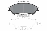 Set placute frana TEXTAR 2597901