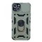Husa de protectie flippy compatibila cu apple iphone 13 defender model 4 cu suport,verde