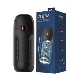 ​Masturbator masculin HiTech Rev cu rotatie si propulsie, 10 Viteze, Incarcare USB