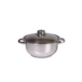 Cumpara ieftin Oala inox cu capac ZLN-7239, COCINERA,diametru 20 cm,capacitate 2L, Floria