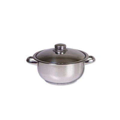 Oala inox cu capac ZLN-7239, COCINERA,diametru 20 cm,capacitate 2L foto