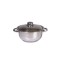 Oala inox cu capac ZLN-7239, COCINERA,diametru 20 cm,capacitate 2L