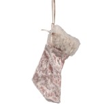Cumpara ieftin Ciorap Craciun textil 6x1x14 cm