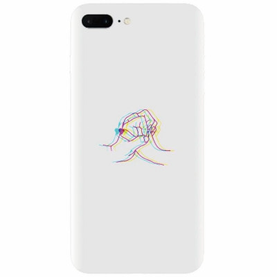 Husa silicon pentru Apple Iphone 8 Plus, With Love foto