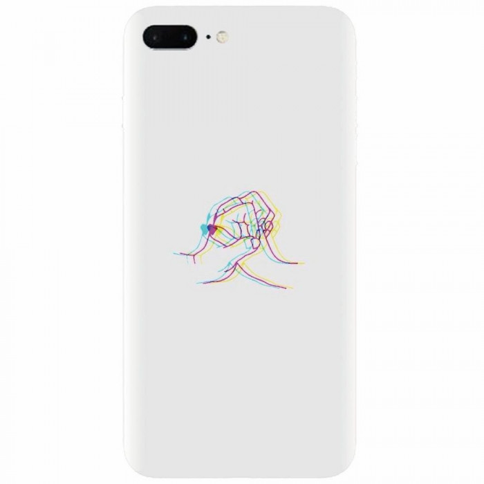 Husa silicon pentru Apple Iphone 8 Plus, With Love