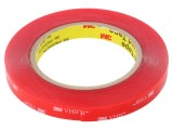 Bandă de Fixare Acrilică Transparentă 12mm x 5,5m