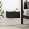vidaXL Dulap de noapte cu sertar 2 pcs Stejar negru 34 x 30 x 20 cm 880814