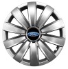 Capace Roti 16 inch Ford Gri Negru ABS Compatibile Universal - Set 4 Bucati