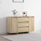 Dulap Sideboard Sonoma Oak 120x41x75 cm Din Lemn Compus