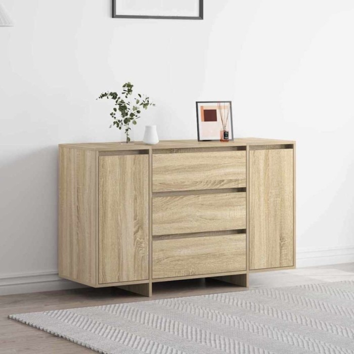 Dulap Sideboard Sonoma Oak 120x41x75 cm Din Lemn Compus