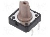 Microintrerupator 12x12mm, OFF-(ON), SPST, C&amp;K - PTS125SM12-2 LFS