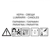 Lumanare Cifra 1 Tort Fucsia Metalizat CMCLASS Parafina 7cm Prima Aniversare