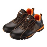 Pantofi de lucru, SB, SRA, piele, protectie metalica, marimea 40, NEO GartenVIP DiyLine