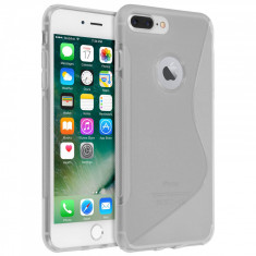 Carcasa Husa de protectie Apple iPhone 7 Plus iPhone 8 Plus S-line, Grey, Viceveversa foto