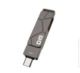 Cumpara ieftin Stick USB Drive, DM PD198, capacitate 256GB, dublu conector USB-C &amp; USB-A, compatibil iPhone 17,16, MacBook Pro,Air, Samsung