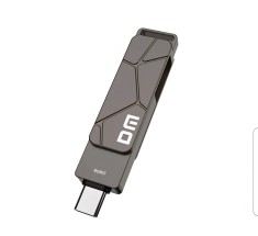 Stick USB Drive, DM PD198, capacitate 256GB, dublu conector USB-C &amp; USB-A, compatibil iPhone 17,16, MacBook Pro,Air, Samsung